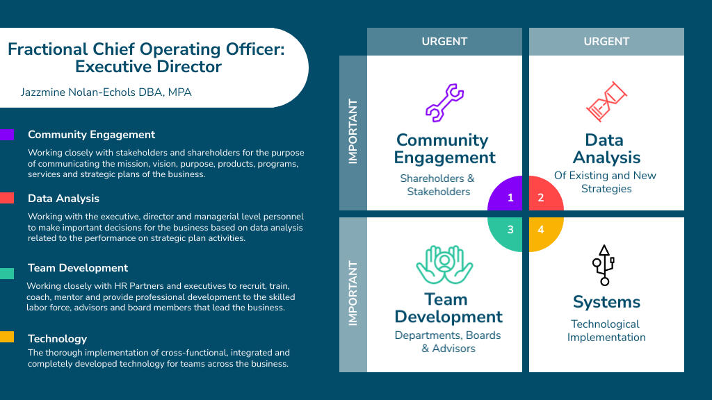 Fractional Chief Operating Officer: Executive Director